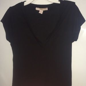 Black v-neck